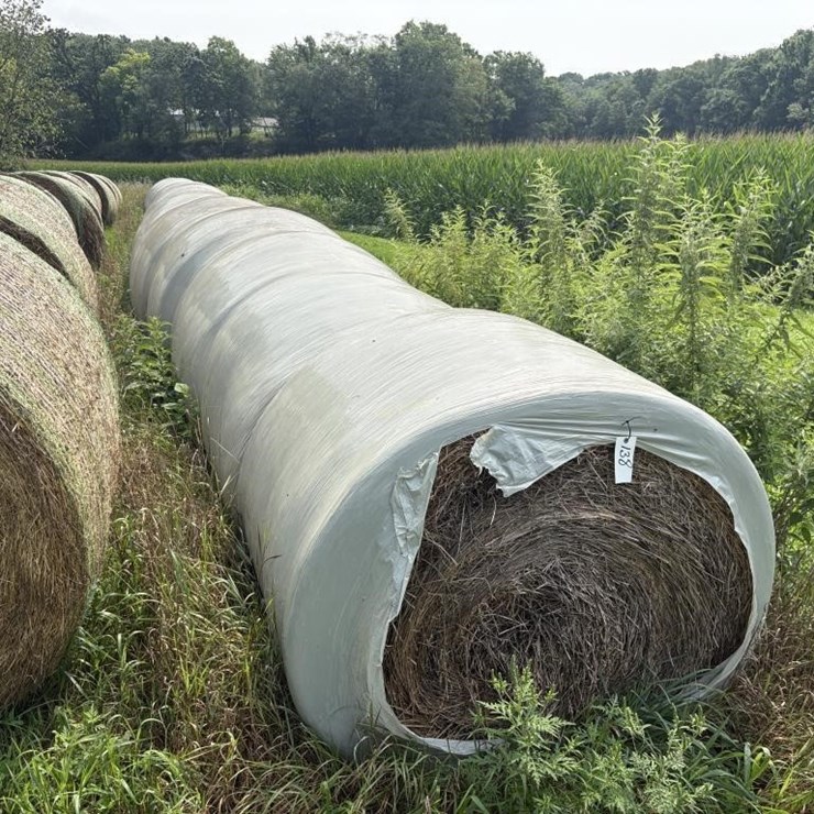 24-Line Wrapped 4x5 2nd Crop Alfalfa/Grass Mix