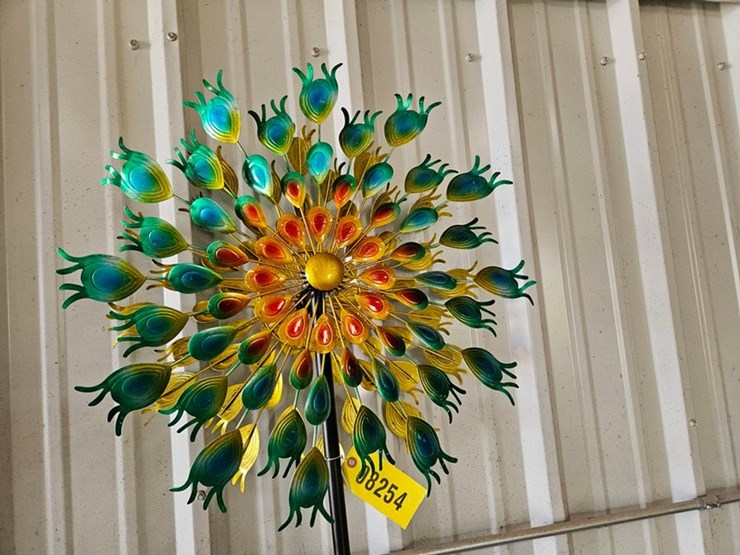#180-•-peacock-feather-twin-spinner-windmill-image-2