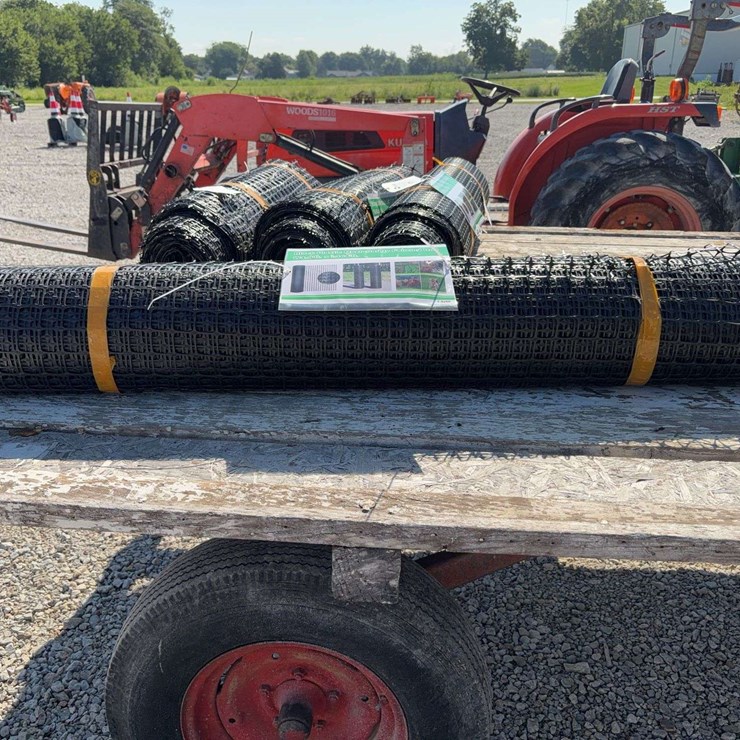 Black Plastic Mesh Safety Fencing Roll