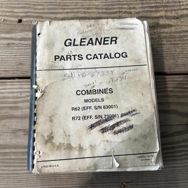 GLEANER R62