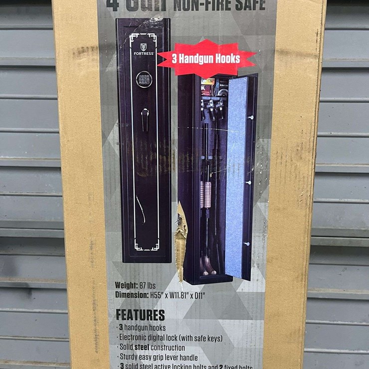 Fortress 4 Gun Non Fire Gun Safe with E Lock - New in Box