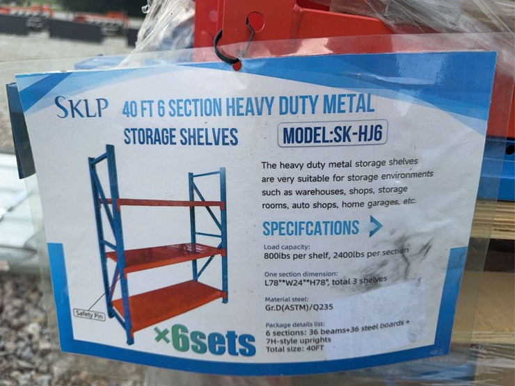 sklp-sk-hj6-40-ft-6-section-heavy-duty-metal-storage-shelves-image-2