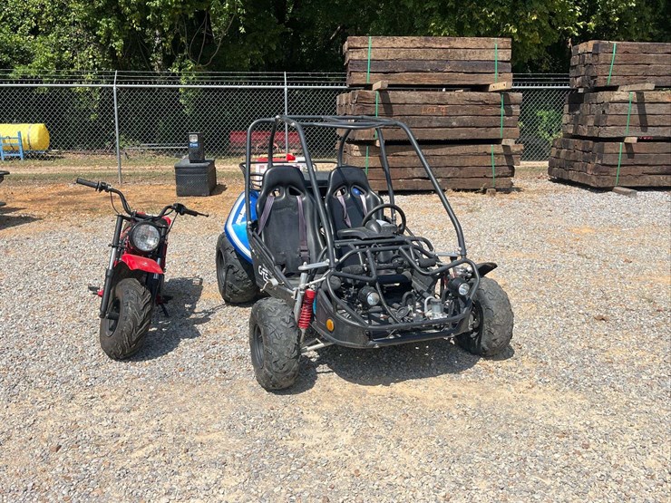 polaris-2-seater-go-cart-&-cole-pit-bike-image-1