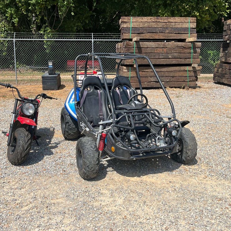 Polaris 2 Seater Go Cart & Cole Pit Bike