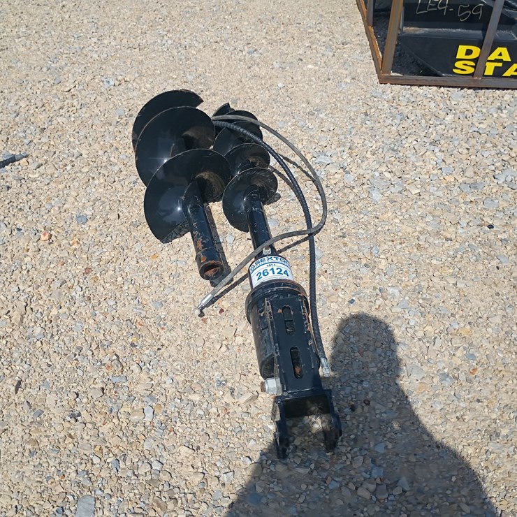 #26124 • Auger and Bits Mini Excavator Attachment