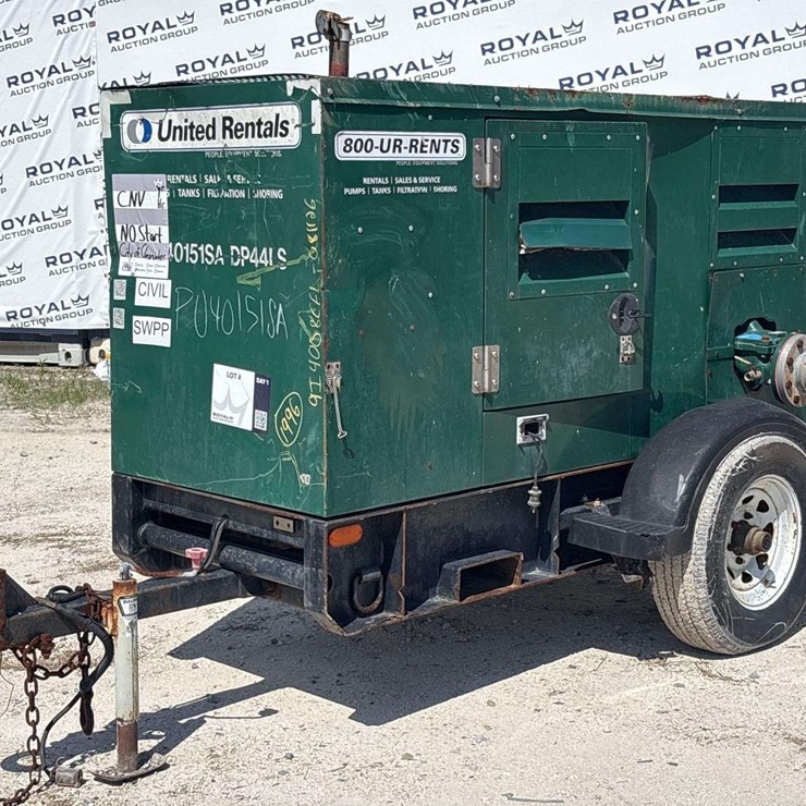 2017 Baker Corp DP44LS 4in Towable Trash Pump