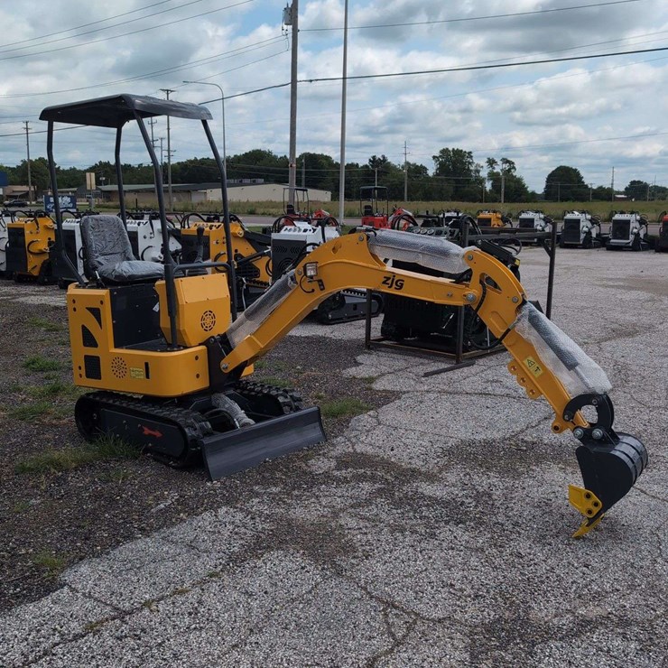 ZJG Mini Excavator ZJ-12 (Yellow)