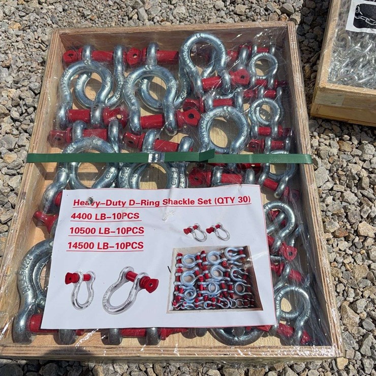 Heavy-Duty D-Ring Shackle Set QTY 30