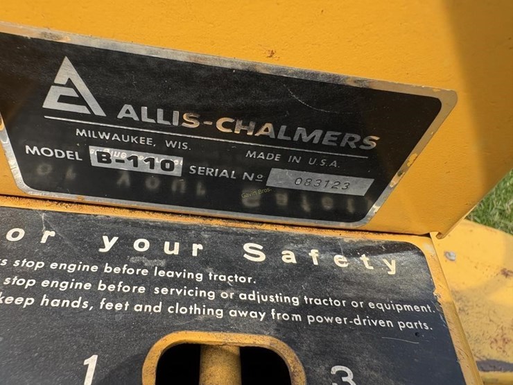 allis-chalmers-b-110-lawn-tractor---needs-battery-image-10