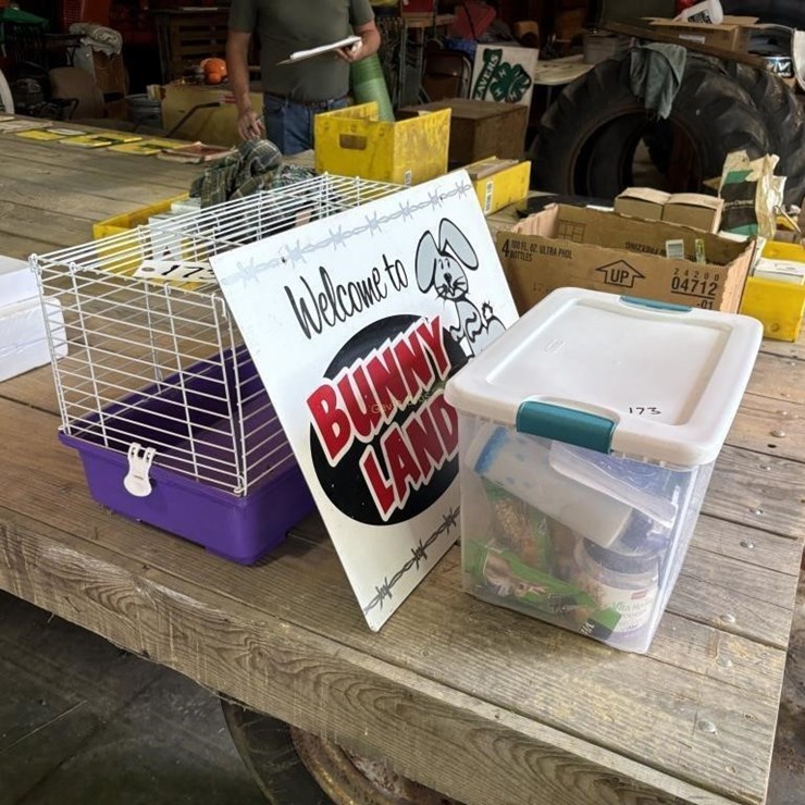 Kaytee Rabbit Cage, Bunny Land Sign, Rabbit Food,