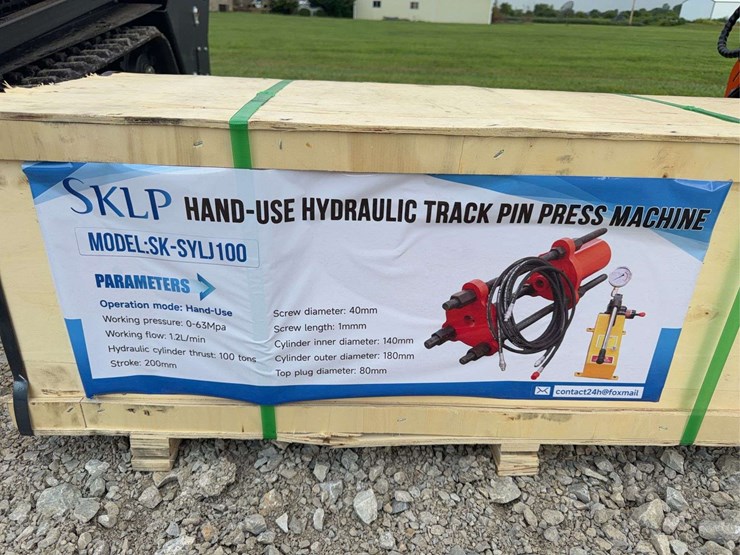 sklp-hand-use-hydraulic-track-pin-press-machine-sk-sylj100-image-2