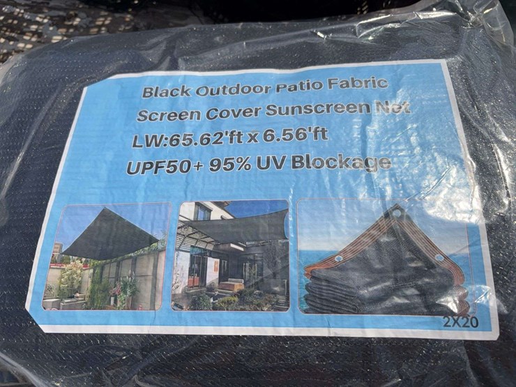 black-outdoor-patio-fabric-screen-cover-sunscreen-net-image-4
