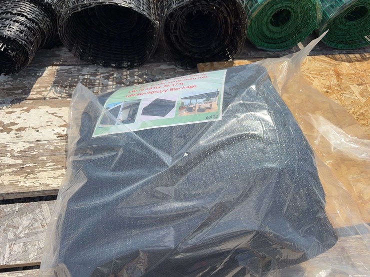 black-outdoor-patio-fabric-screen-cover-sunscreen-net-image-1