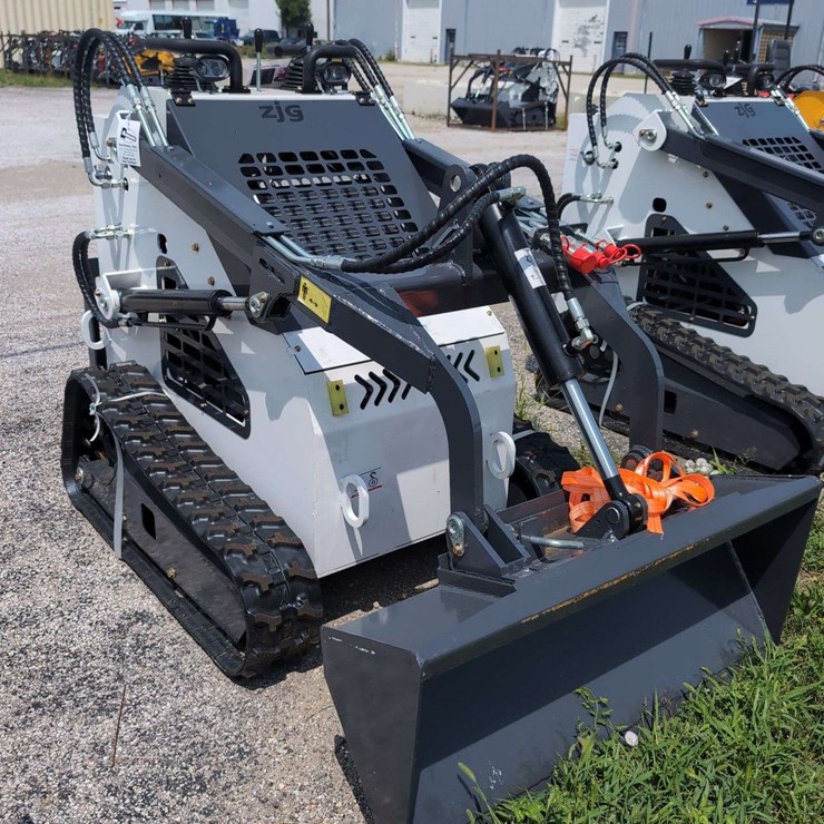 ZJG Mini Skid Steer Loader ZJ-380 (White) - 15HP