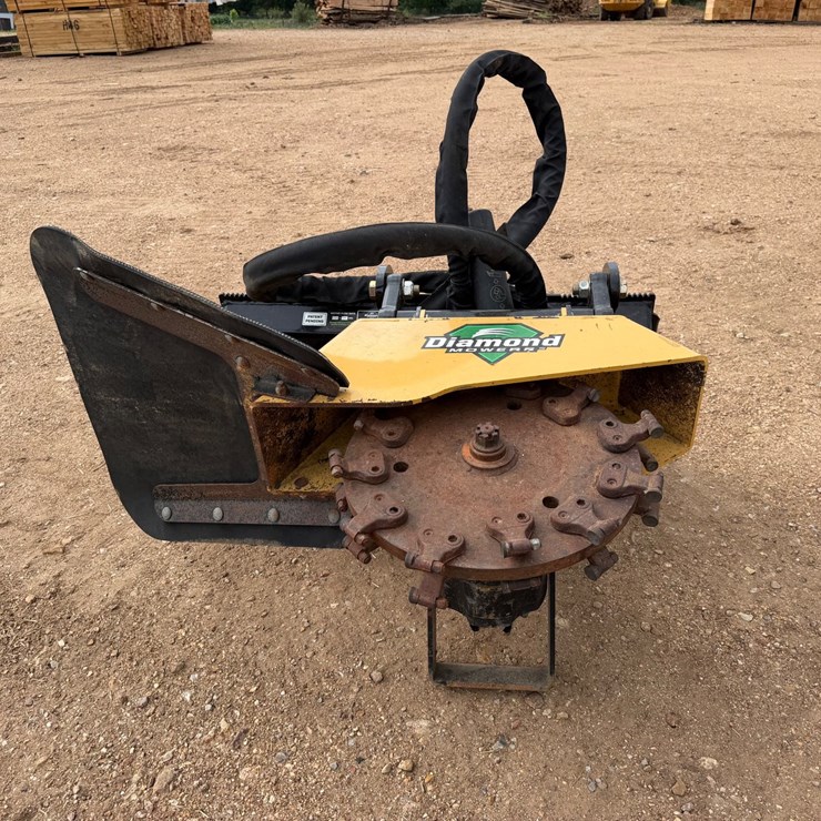 #102 • Diamond Mowers DSG24C Skid Steer Stump Grinder Attachment