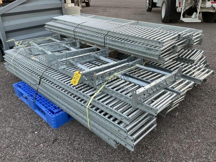 (2)-pallets-of-12in-x-8ft-roller-conveyors-image-4