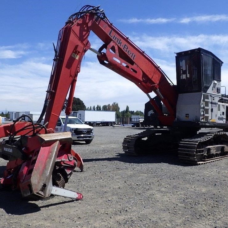 Link-Belt 4040 Dangle-Head Tracked Log Processor