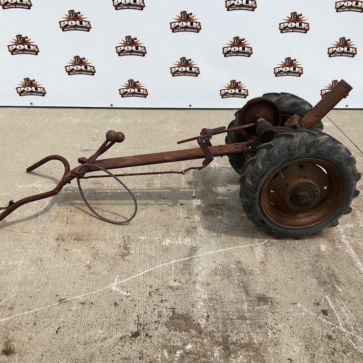 #5038 • Vintage Walk-Behind Two-Wheel Tractor Chassis