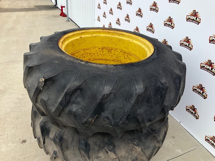 #5011-•-(2)-agricultural-tractor-tires-on-rims-image-2
