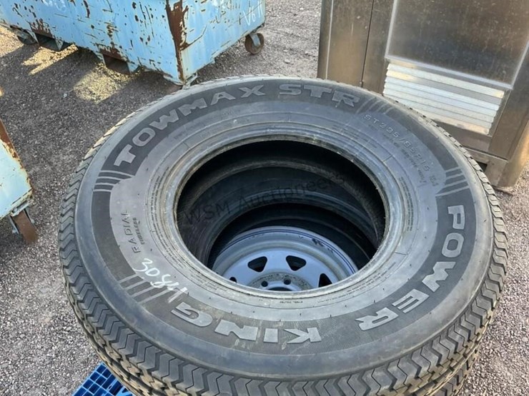 pallet-of-asst-trailer-tires-&-(2)-wheels-image-3