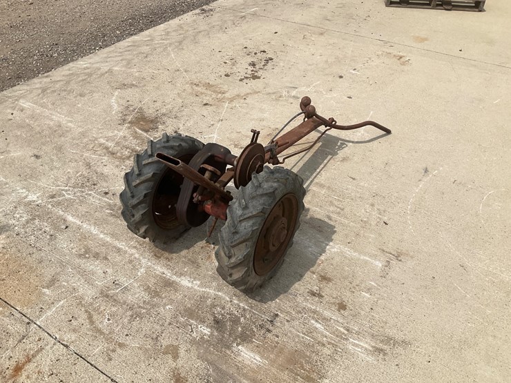 #5038-•-vintage-walk-behind-two-wheel-tractor-chassis-image-3