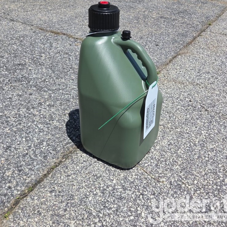Unused 5 Gal Liquid Utility Jug- Green