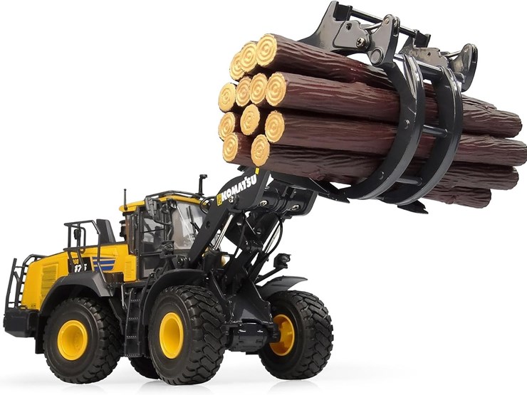 #95a-•-komatsu-wa475-10-tool-linkage-with-log-grapple,-1:50-scale-diecast-construction-model,-collectible-replica-uh8165-image-3