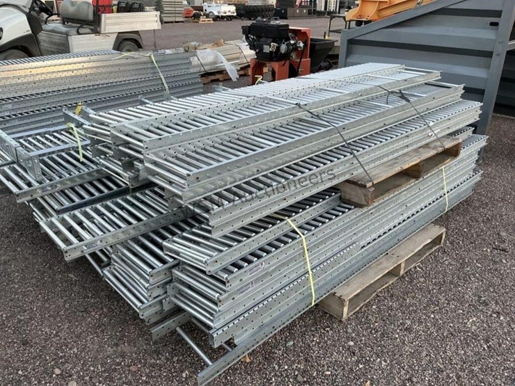 (2)-pallets-of-12in-x-8ft-roller-conveyors-image-3