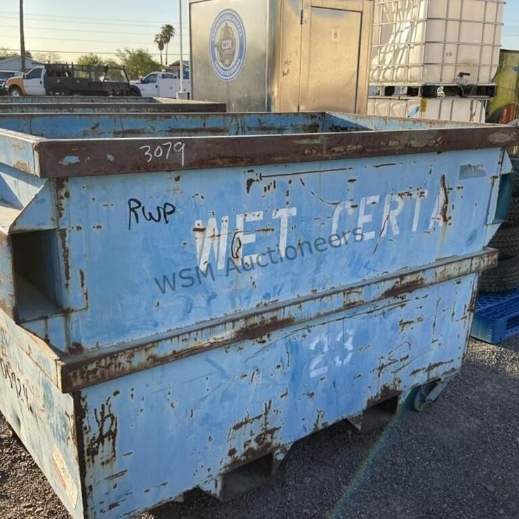 STEEL DUMPSTER W/ FORK POCKETS