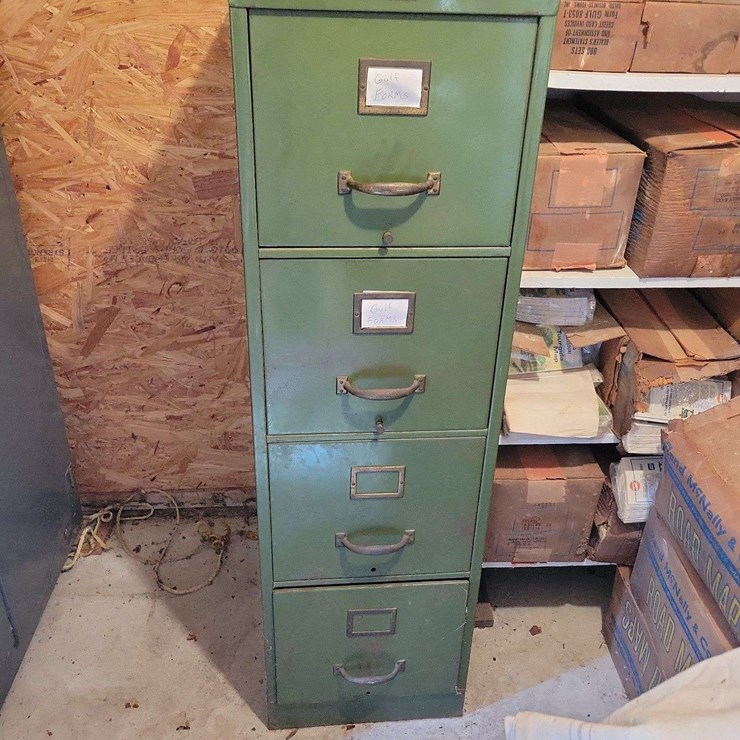 Gulf Bland Forms and Cabinet