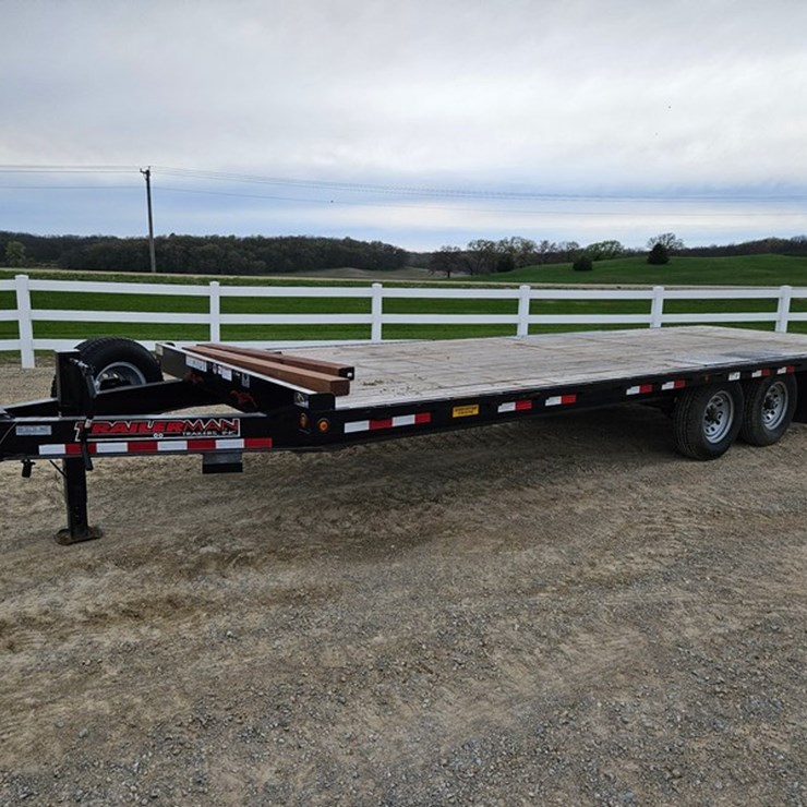 #55 • 2019 Trailerman 102" x 24' Tandem Axle Trailer