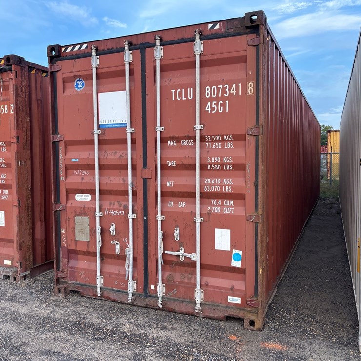 #1235 • 40FT SHIPPING CONTAINER