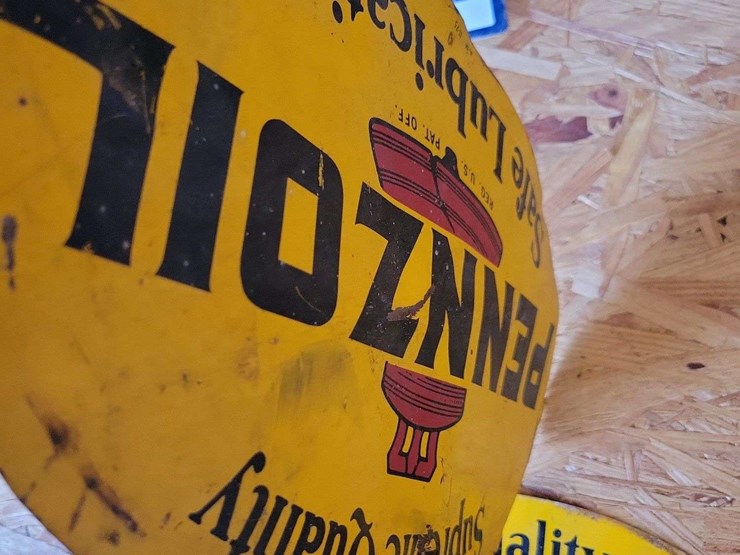 (2)-pennzoil-double-sided-signs-image-4