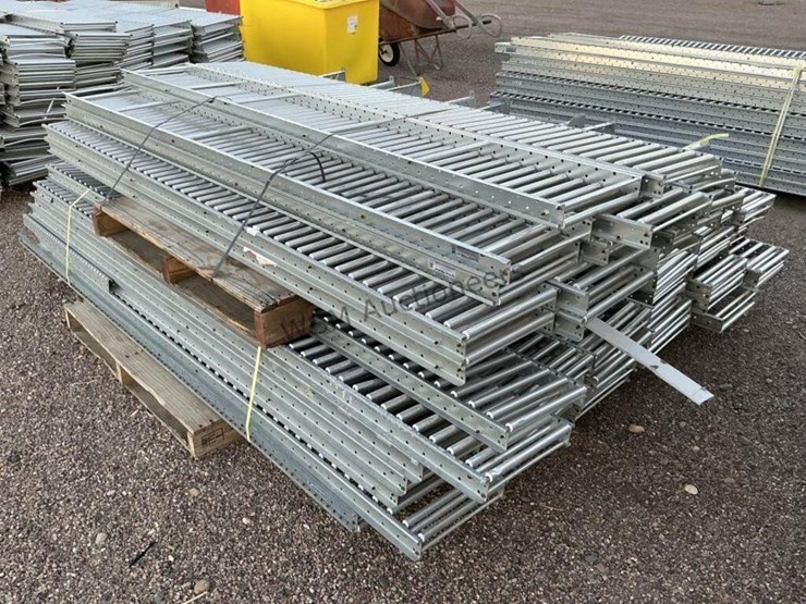 (2)-pallets-of-12in-x-8ft-roller-conveyors-image-2