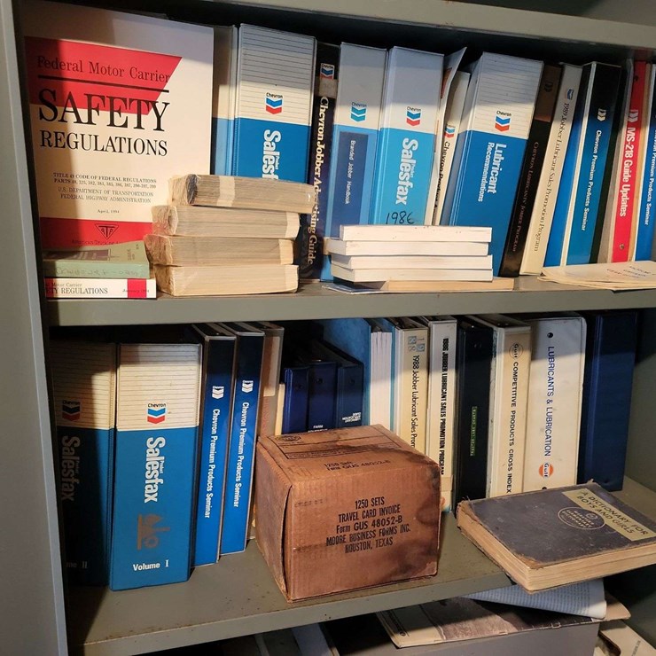Contents of Two Shelves