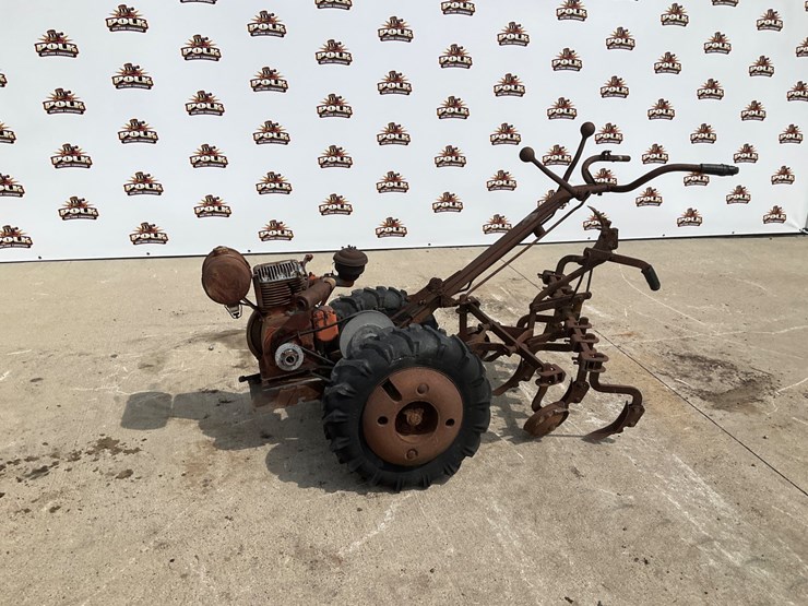 #5041-•-montgomery-ward-&-co.-walk-behind-tractor-with-cultivator-attachment-image-1