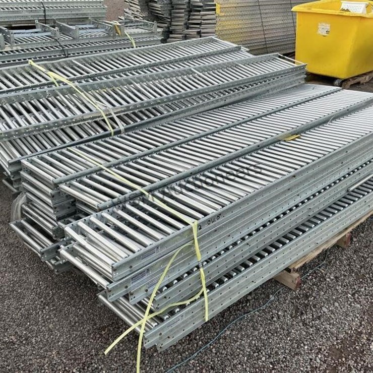 (2) PALLETS OF 12IN X 8FT ROLLER CONVEYORS