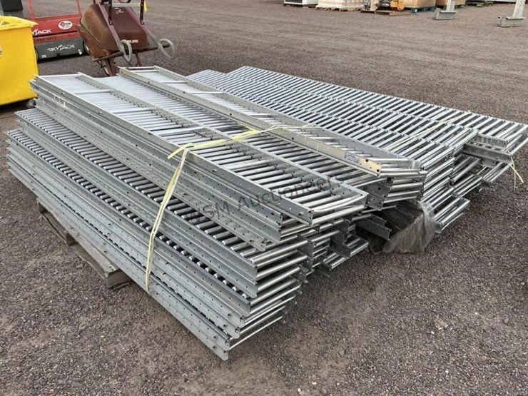 (2)-pallets-of-12in-x-8ft-roller-conveyors-image-2