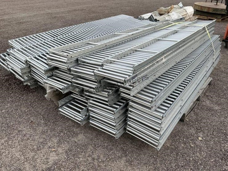 (2)-pallets-of-12in-x-8ft-roller-conveyors-image-3