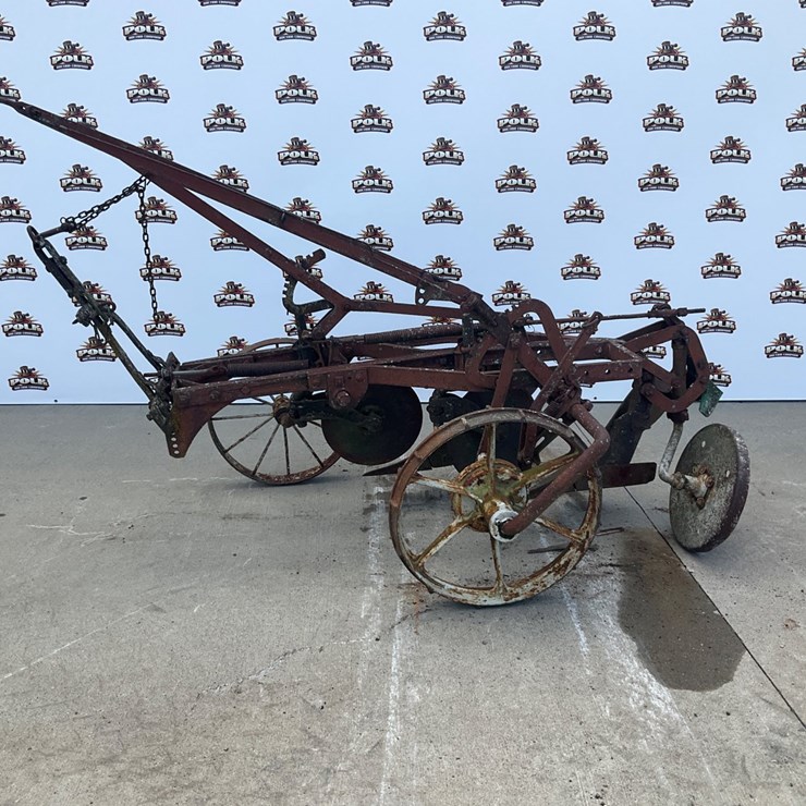 #5306 • Antique Two-Bottom Pull-Type Moldboard Plow