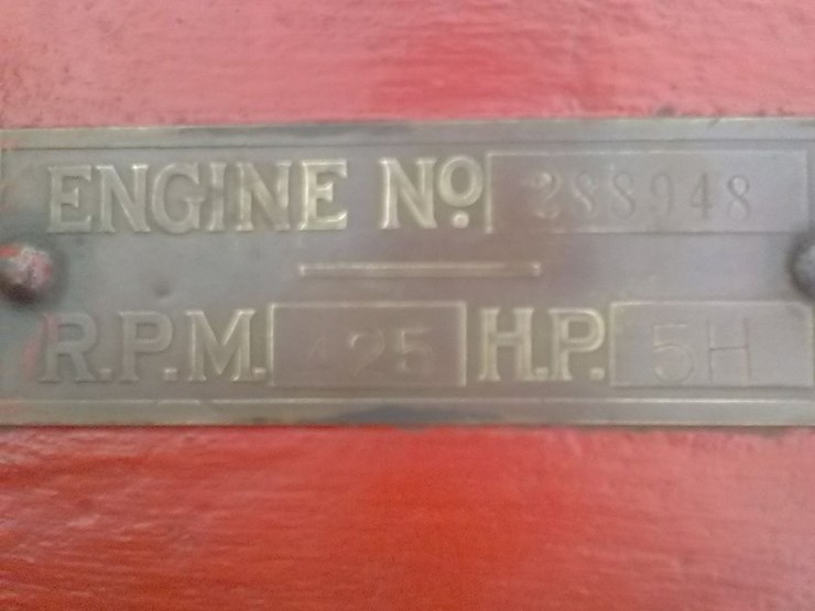 #6030-•-1923-economy-5-hp-gas-engine-on-steel-wheel-trucks-w/-buzz-saw-rig-image-4