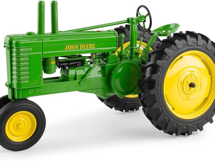 #4908-•-john-deere-early-styled-a-tractor-1/16-scale-metal-replica-image-1
