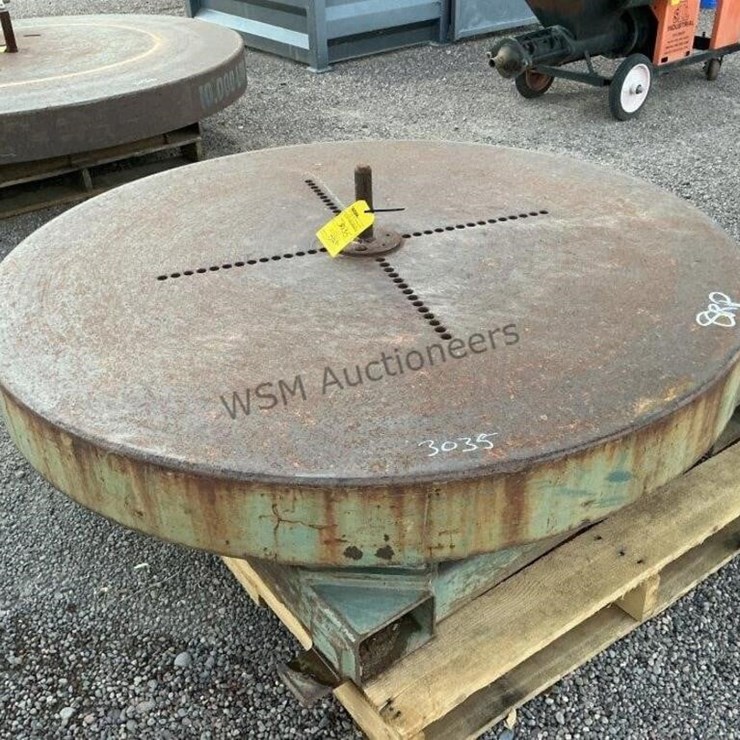60IN DIAMETER SKID MOUNTED TURN TABLE