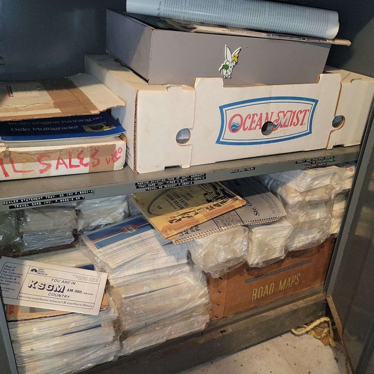 Contents of Two Shelves