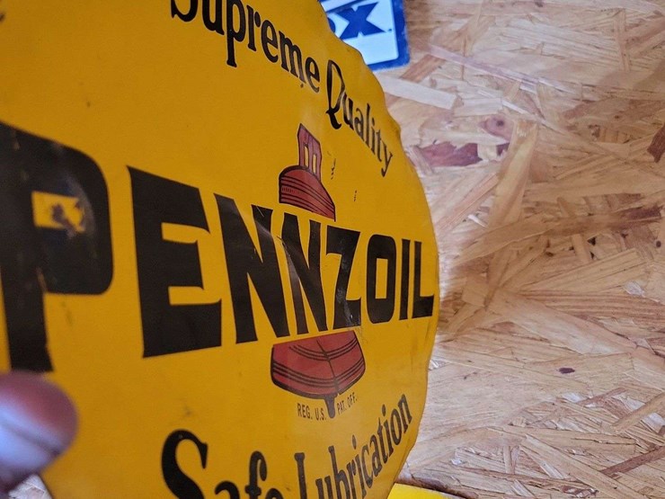 (2)-pennzoil-double-sided-signs-image-3