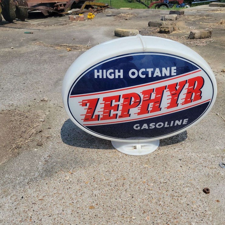 Reproduction Zephyr Gas Pump Globe