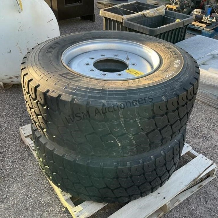 (2) TRUCK WHEELS & TIRES