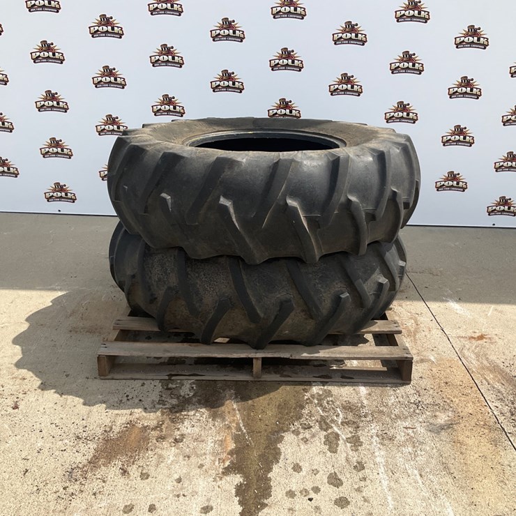 #5022 • 2) 16.9-26 R-1 Agricultural Tractor Tires