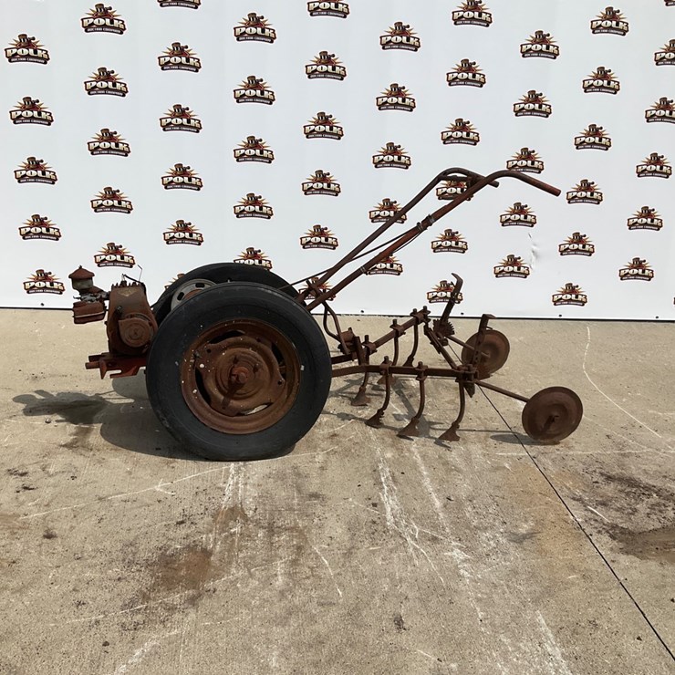 #5040 • Vintage Walk-Behind Tractor with Cultivator & Briggs & Stratton Engine