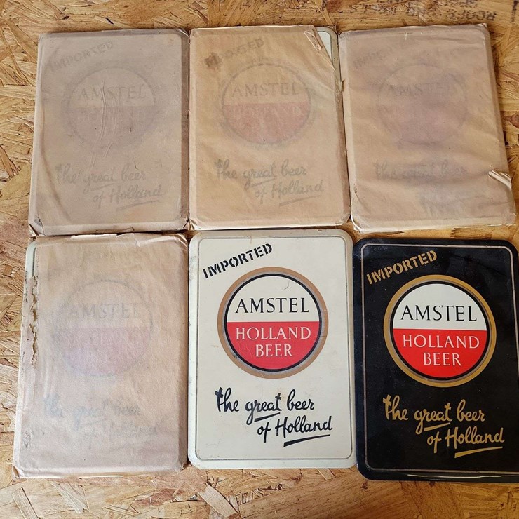 (6) Amstel Holland Beer Signs